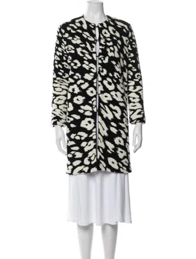 Pre-owned Oscar De La Renta 2019 Wool Coat In Black