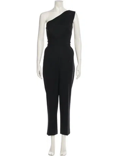 Pre-owned Oscar De La Renta 2019 Wool Jumpsuit In Black