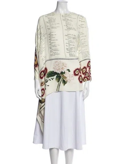 Pre-owned Oscar De La Renta 2020 Silk Coat