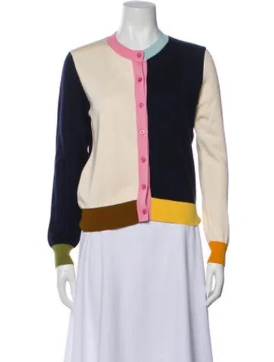 Pre-owned Oscar De La Renta 2020 Silk Sweater In Blue