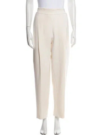 Pre-owned Oscar De La Renta 2020 Straight Leg Pants In Neutral