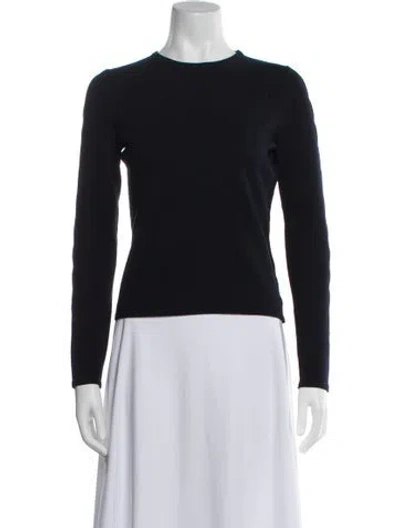 Pre-owned Oscar De La Renta 2021 Crew Neck Sweater In Blue