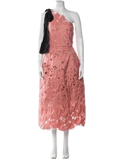 Pre-owned Oscar De La Renta 2021 Midi Length Dress In Multi