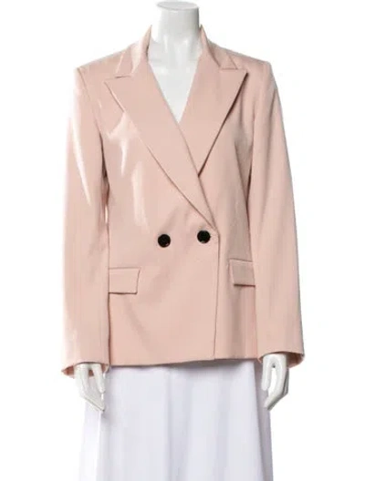 Pre-owned Oscar De La Renta 2021 Virgin Wool Blazer In Pink