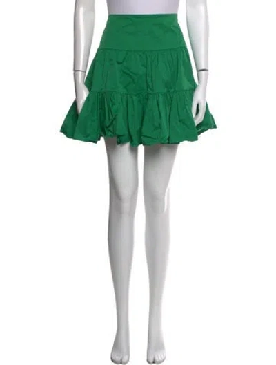 Pre-owned Oscar De La Renta 2022 Mini Skirt In Green