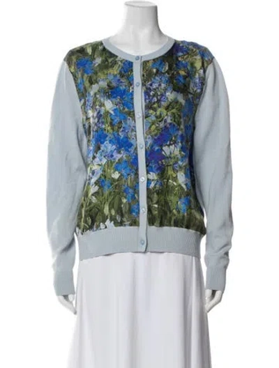 Pre-owned Oscar De La Renta 2022 Virgin Wool Jacket In Multi
