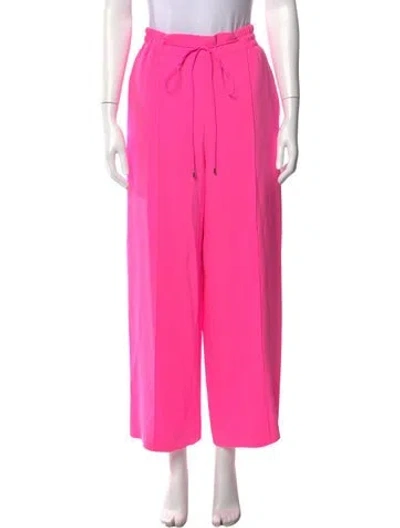 Pre-owned Oscar De La Renta 2022 Wide Leg Pants In Pink