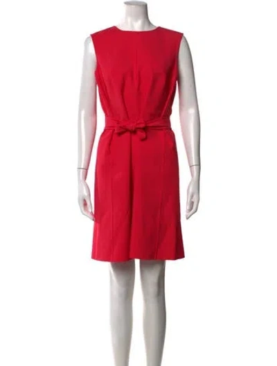 Pre-owned Oscar De La Renta 2023 Knee-length Dress In Pink