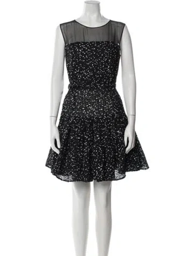 Pre-owned Oscar De La Renta 2024 Mini Dress In Multi
