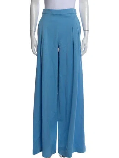 Pre-owned Oscar De La Renta 2024 Wide Leg Pants W/ Tags In Blue