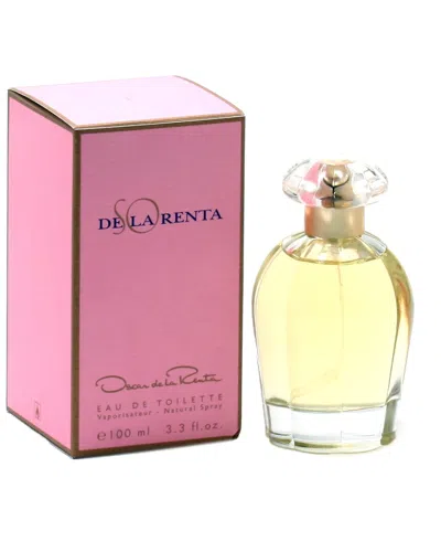 Oscar De La Renta 3.3oz So De La Renta Ladies Edt Spray In Transparent