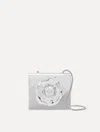 Oscar De La Renta 3d Printed Nano Tro Bag In Silver