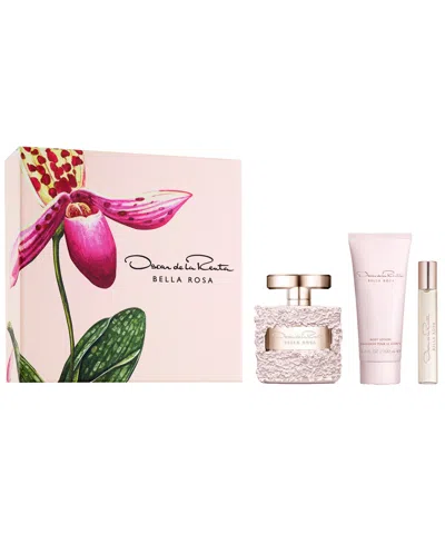 Oscar De La Renta 3-pc. Bella Rosa Fragrance Gift Set In Transparent