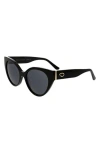 Oscar De La Renta 54mm Cat Eye Sunglasses In Black