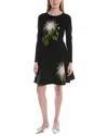 Oscar De La Renta Ladies Knit Dress In Black