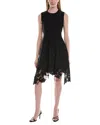 Oscar De La Renta A-line Dress In Black