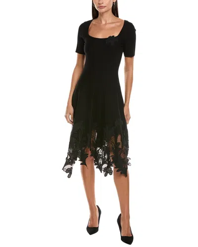 Oscar De La Renta A-line Dress In Black