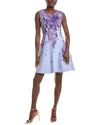 Oscar De La Renta Ladies Knit Dress In Purple