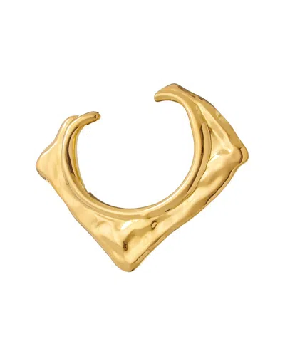 Oscar De La Renta Abstract O Cuff Bracelet In Gold