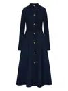 Oscar De La Renta Artichoke Button Dress