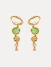 Oscar De La Renta Baroque Pearl O Drop Clip-on Earrings