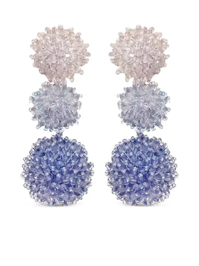 Oscar De La Renta Bead-detailing Earrings