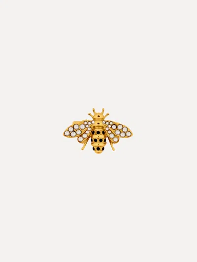 Oscar De La Renta Bee Hair Clip In Brown