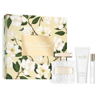 Oscar De La Renta Bella Blanca 3 Piece Gift Set 3 Piece Gift Set With 3.4 oz Edp In Multi