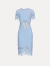 Oscar De La Renta Bleistift-midikleid Aus Guipure-spitze