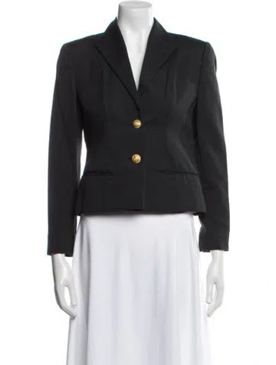 Pre-owned Oscar De La Renta Blazer In Black