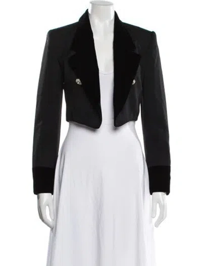 Pre-owned Oscar De La Renta Blazer In Black