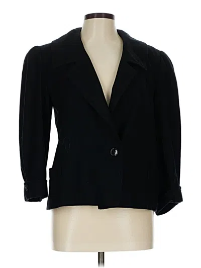 Pre-owned Oscar De La Renta Blazer Jacket In Black
