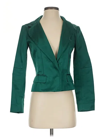 Pre-owned Oscar De La Renta Blazer Jacket In Green