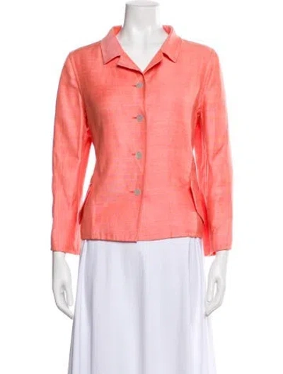 Pre-owned Oscar De La Renta Blazer In Pink