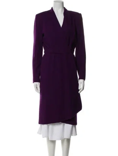 Pre-owned Oscar De La Renta Blazer In Purple