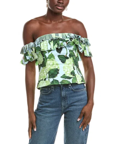 Oscar De La Renta Blouse In Green