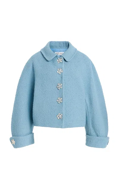 Oscar De La Renta Bouclé Tweed Jacket