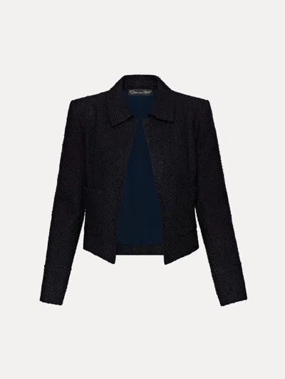 Oscar De La Renta Boucle Tweed Jacket
