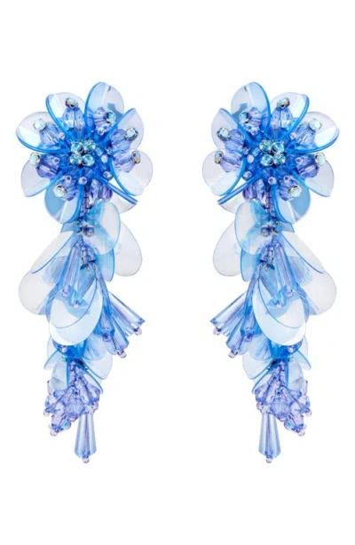 Oscar De La Renta Bouquet Tassel Drop Earrings In Multi