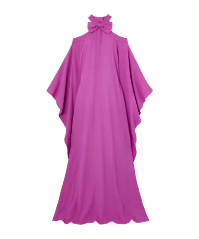 Oscar De La Renta Bowknot Dress In Pink