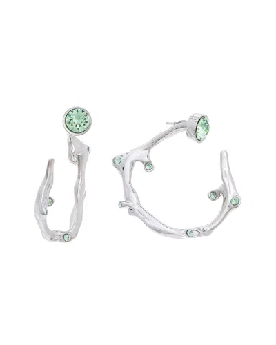 Oscar De La Renta Branch Hoops In Multi