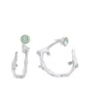 Oscar De La Renta Branch Hoops In Multi