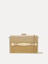 Oscar De La Renta Bugle Bead Embroidered Minaudire