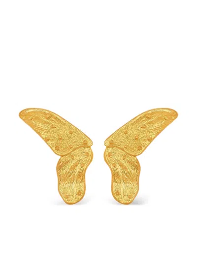 Oscar De La Renta Butterfly Earrings