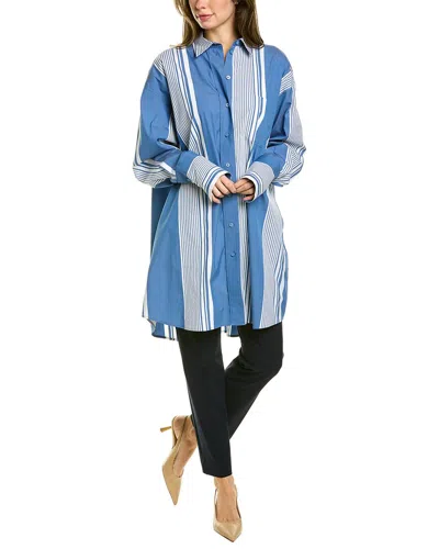 Oscar De La Renta Button-up Shirt In Blue