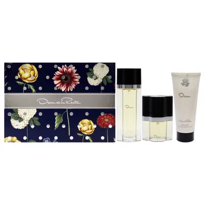 Oscar De La Renta By  For Women - 3 Pc Gift Set 3.4oz Edt Spray, 1oz Edt Spray, 3.4 In White