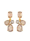 Oscar De La Renta Candy Drop Crystal-embellished Earrings In Gold