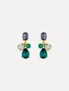 Oscar De La Renta Candy Drop Earrings In Brown