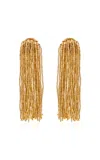 Oscar De La Renta Cascade Tassel Drop Earrings In Gold
