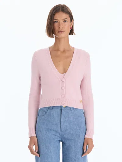 Oscar De La Renta Cashmere V-neck Cardigan